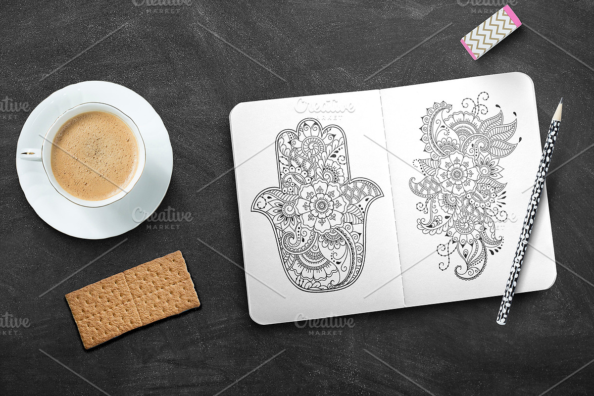 HAMSA SET, an Object Graphic by Katika Shop (Photo 2 of 4)