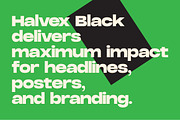 Halvex Black – Bold Geometric Sans, a Sans Serif Font by Juru Rancang Studio (Thumbnail 4 of 8)