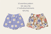 Floral pattern set, a Pattern Graphic by Elona Laff (Thumbnail 4 of 5)