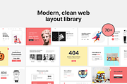 Bright Kit Web Layouts, an UI Kit Template by Fabrx Design (Thumbnail 4 of 5)