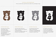 Bear mom and baby logo design, a Branding & Logo Template by vexper (Thumbnail 2 of 4)