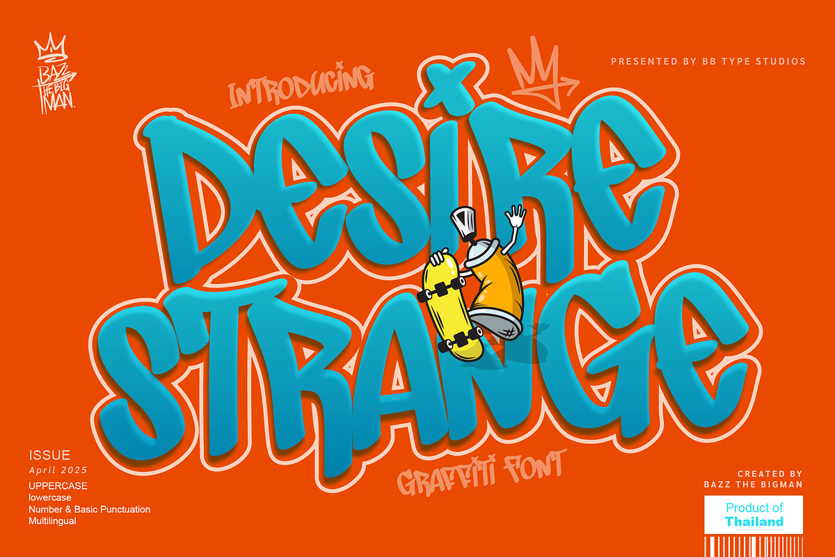 Desire Strange, a Handwritten Font by BBtypeStudios (Photo 1 of 7)