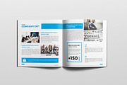 Square Annual Report Brochure, a Brochure Template by New Lines (Thumbnail 3 of 10)