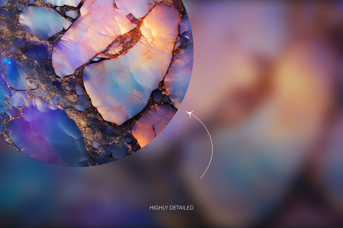 Opal gemstone wallpaper pack, a Wallpaper Graphic by existacial (Photo 3 of 4)