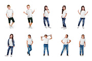 Mixed Kids T-Shirt PSD Mockups Vol6, a Shirt Mockup by Hi, Mock-Up! (Thumbnail 15 of 15)