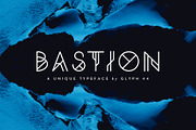 Bastion | Display Font, a Sans Serif Font by Glyph44 (Thumbnail 1 of 6)