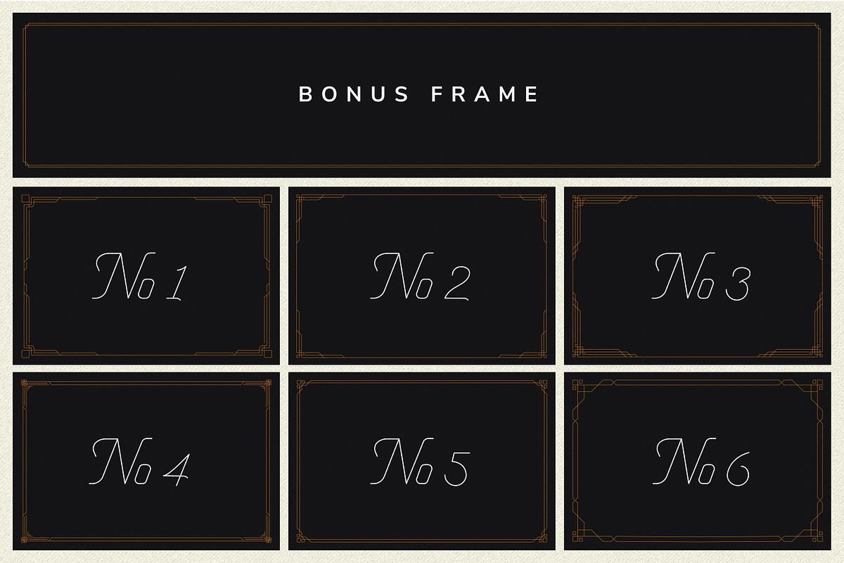 Fitline Script + Badge + Frame preview 4