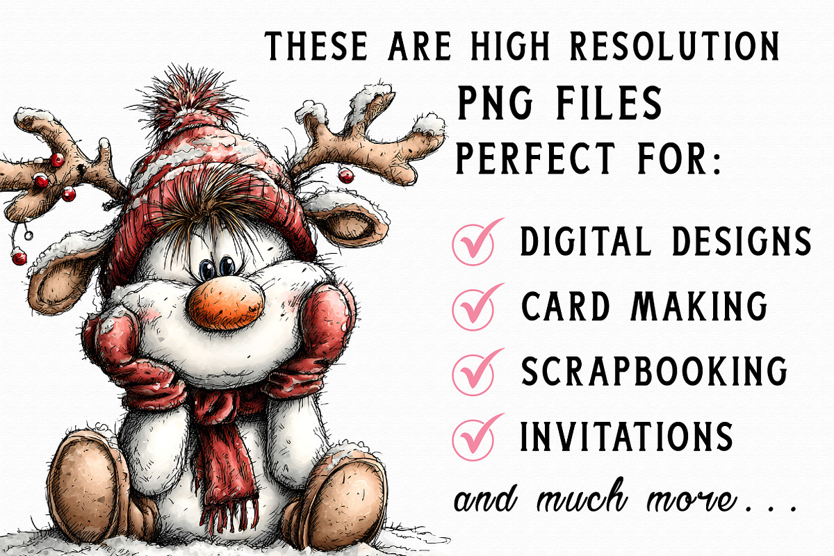 Quirky Snowman Boy Clipart, an Illustration by Libby Wishes (Photo 5 of 6)