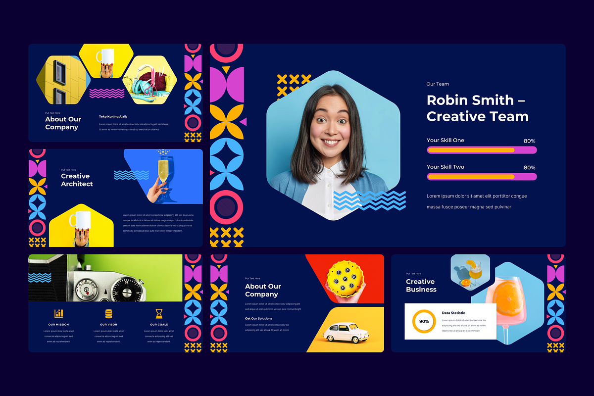 Creative PowerPoint Template, a Presentation Template by YossyOneStd (Photo 2 of 6)