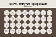 Vintage Aesthetic Highlight Icons, an Outline Icon by Marcia B Studio (Thumbnail 3 of 7)