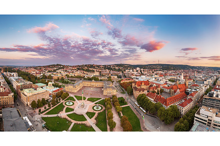 Schlossplatz in Stuttgart, Germany, an Architecture Photo by Nature and travel