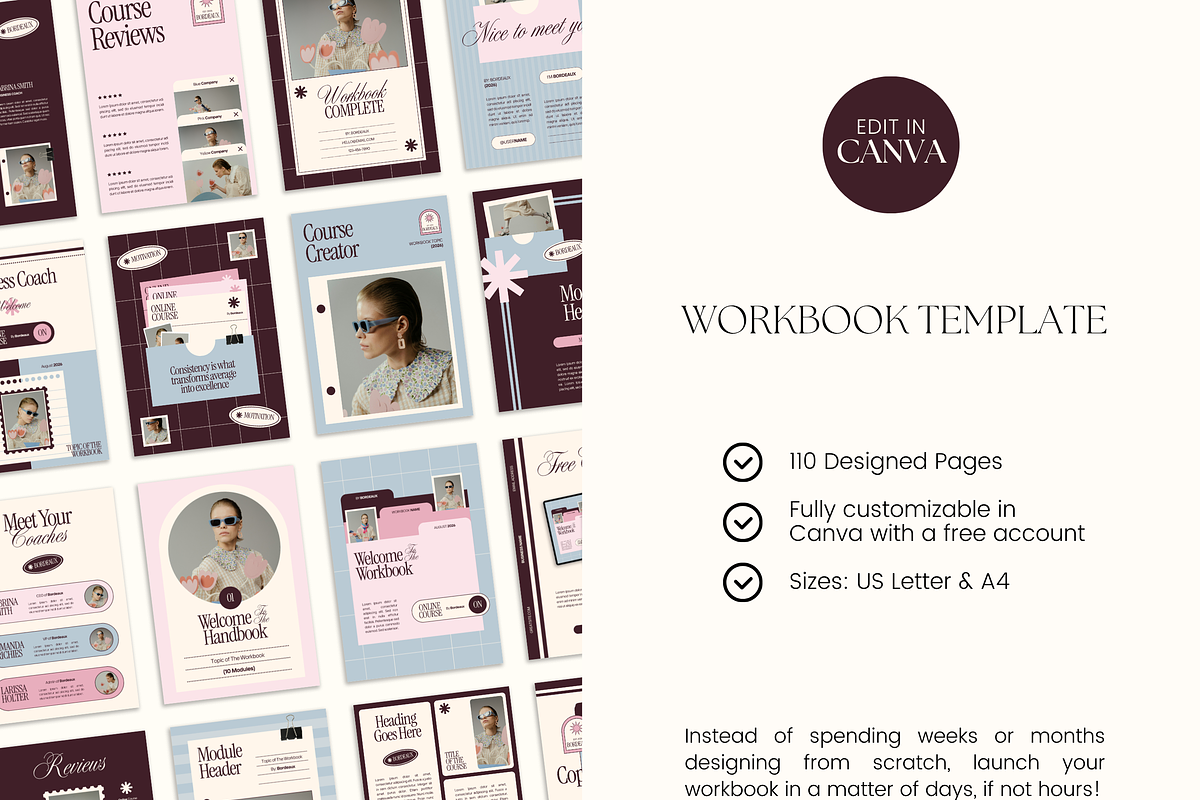 Canva Workbook Template for Coaches, a Magazine Template by Branding Babe Co. (Photo 2 of 10)