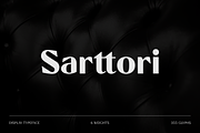 Sarttori - Display Font, a Font by Franklin Veiga (Thumbnail 1 of 16)