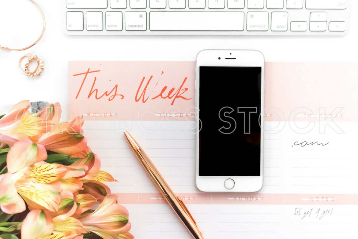 Styled Stock iPhone Mockup PNG, an iPhone Mockup by Girl Boss Stock