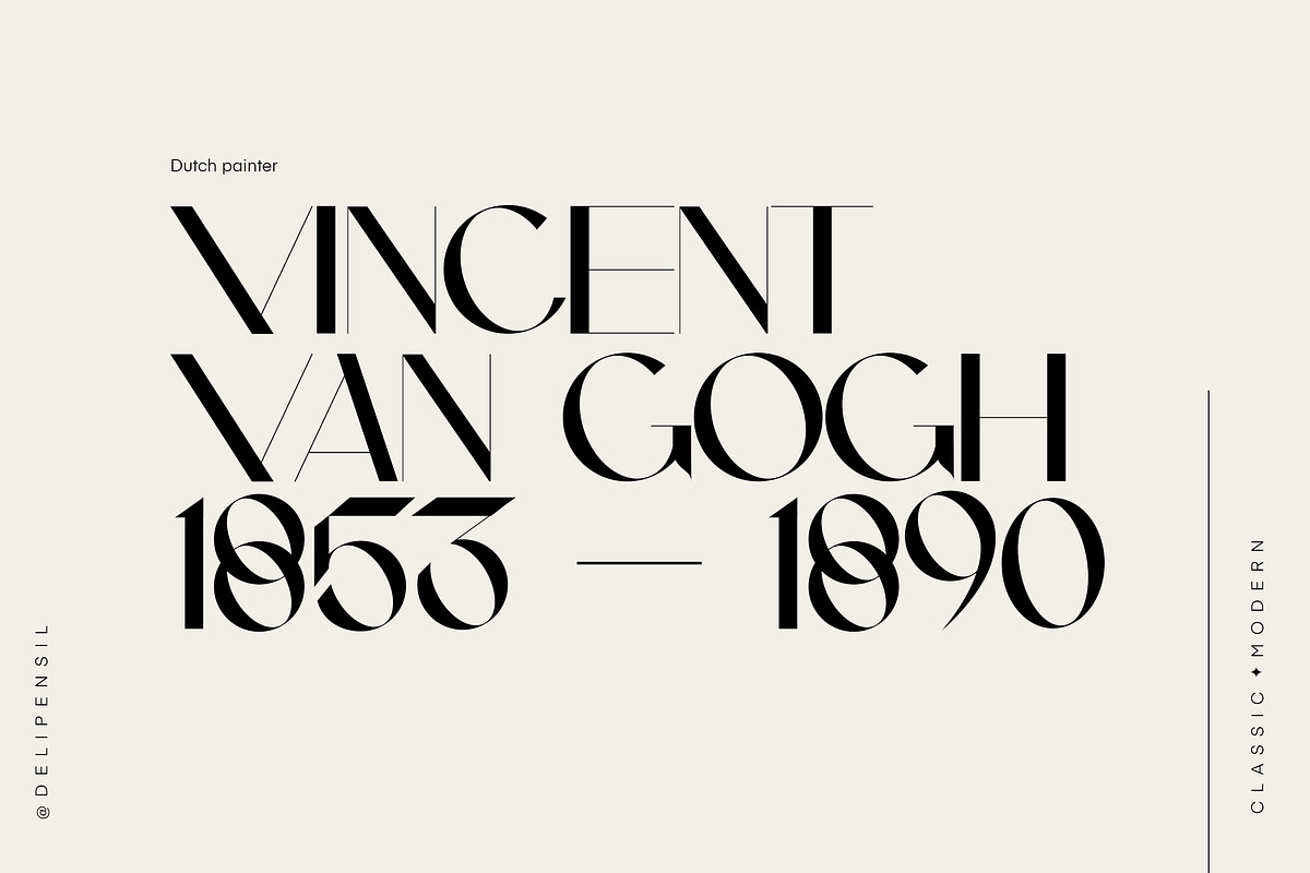 Agoka Modern Classic Typeface, a Serif Font by delipensil (Photo 10 of 11)