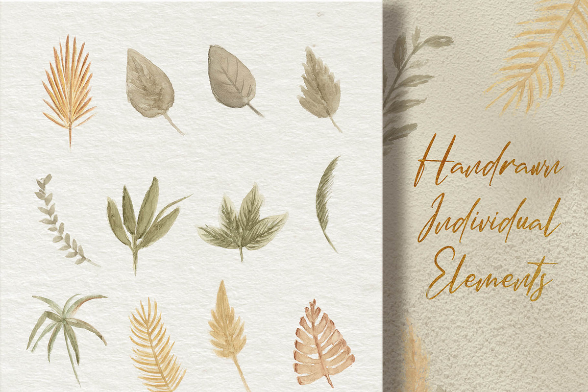 Watercolor Feathers Collection, a Decorative Illustration by GRANCI STUDIOS (Photo 11 of 12)