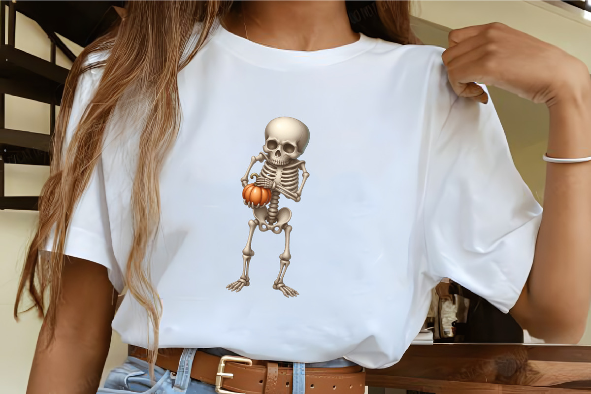 Cute Skeleton Clipart, an Illustration by CrexoraLab (Photo 4 of 5)