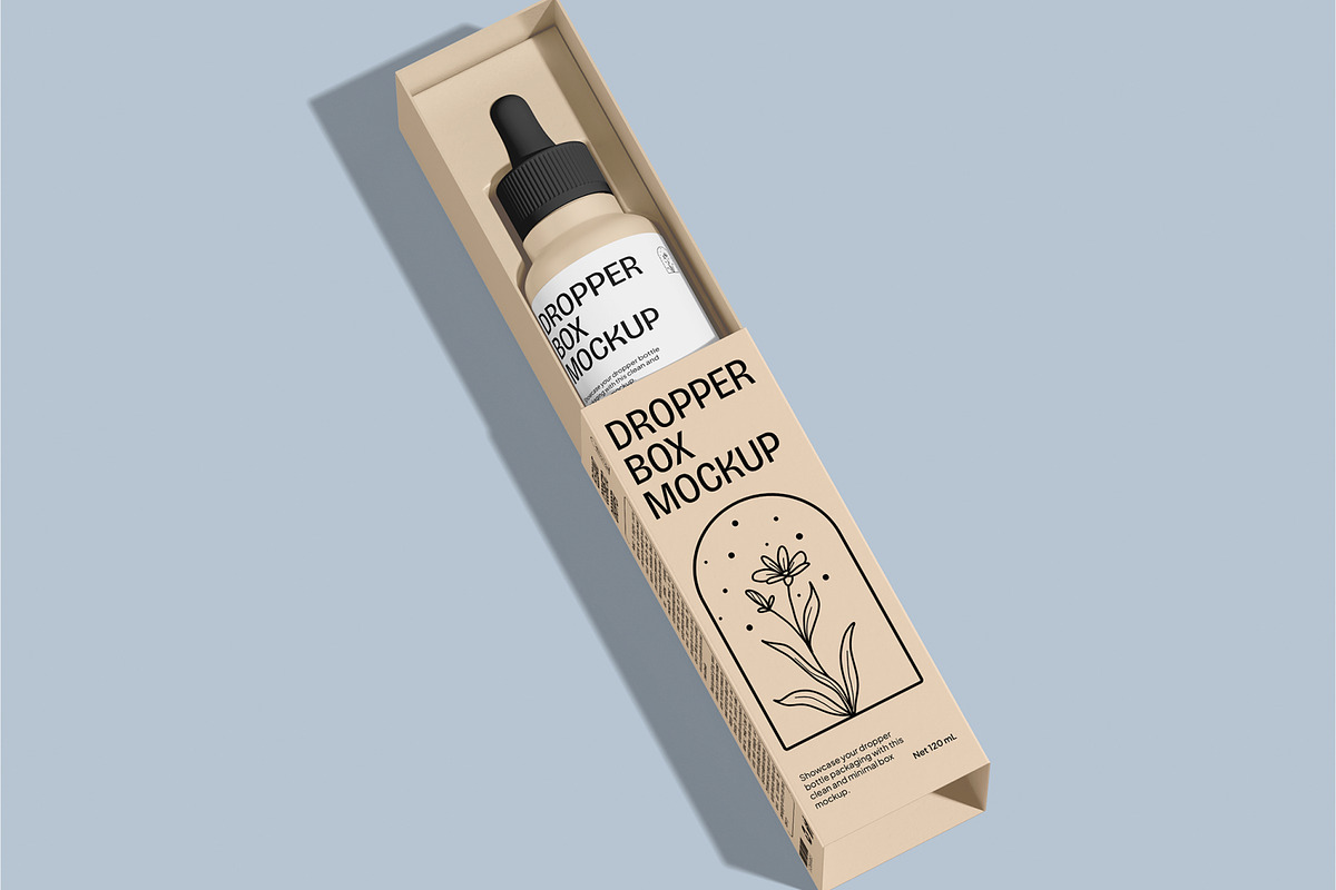 Dropper Box Mockup, a Packaging Mockup by Permadi Creative (Photo 4 of 5)