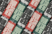 Diagonal Pattern 330ml Can Mockup, a Packaging Mockup by Design Squad (Thumbnail 1 of 3)