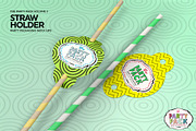 Straw Holder Packaging Mockup, a Cups & Container Mockup by INCDesign (Thumbnail 5 of 6)
