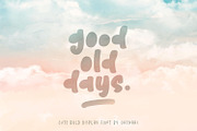 Good Old Days - Cute Bold Font, a Font by Orenari (Thumbnail 1 of 9)
