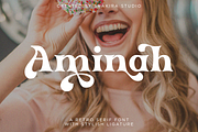 Aminah - Modern Retro Serif, a Serif Font by Shakira Studio (Thumbnail 2 of 11)