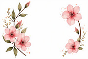 Romantic Pink Floral Clipart, an Illustration by jahid234 (Thumbnail 4 of 11)