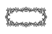 Vintage Floral Frame Vector Bundle, an Illustration by Designs_River (Thumbnail 25 of 51)