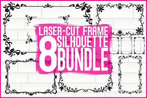 Laser Cut Frame Bundle, an Illustration by Designs_River