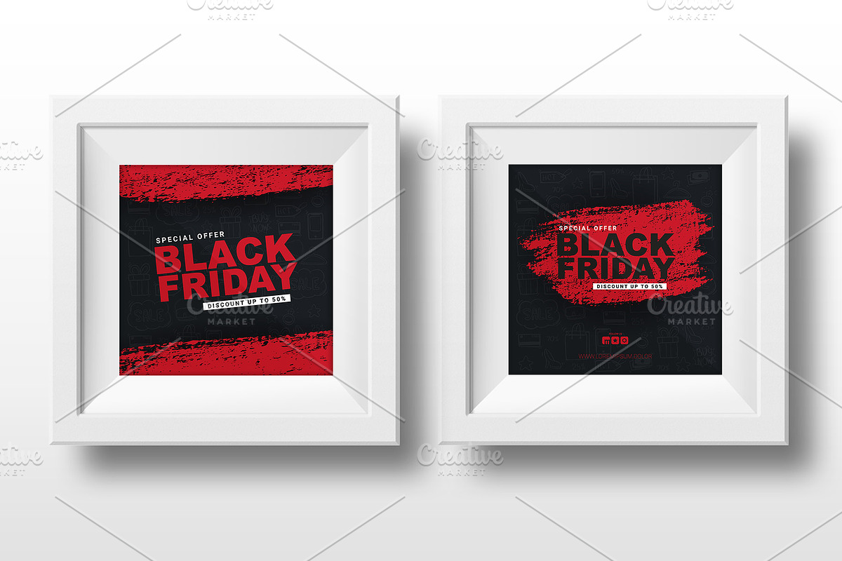 Black Friday Instagram Banners, a Social Media Template by Leo Edition (Photo 4 of 4)