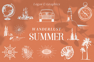 Retro Summer Graphics Collection