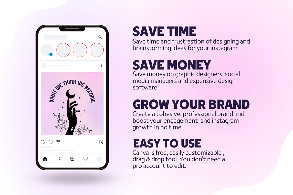 Tarot Reader Instagram Template, a Social Media Template by EliteMatidi (Photo 2 of 6)