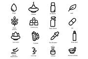 Wellness & Essential Oil Icons, an Outline Icon by M. E. Smith Design (Thumbnail 4 of 4)