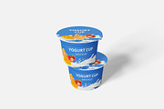 Yogurt Cup Mockup, a Product Mockup by MrLetters (Thumbnail 3 of 5)