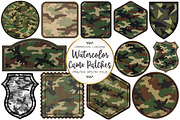 Camo Patches Sublimation Bundle, an Illustration by OK Design (Thumbnail 1 of 5)