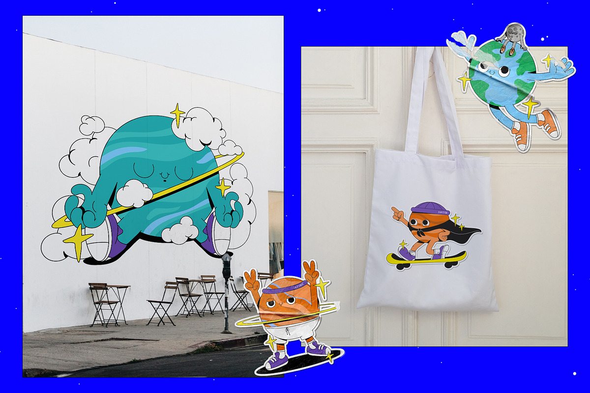 Suspicious Space: illustrations set, an Illustration by marmarina (Photo 9 of 10)