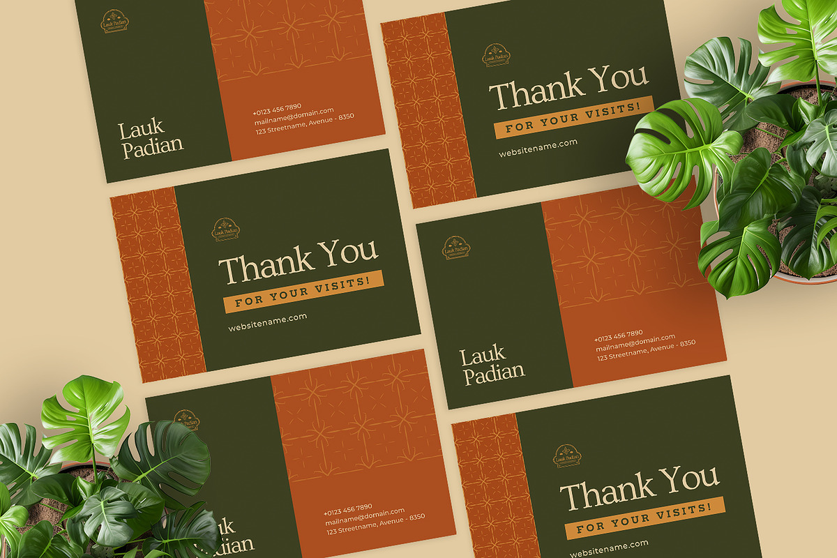 Padilone - Thank You Card, a Print Template by Fannan Studio (Photo 2 of 3)