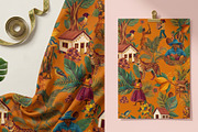 Cacao Luxury Pattern design, a Pattern Graphic by Luiz da Rolt Grathwohl (Thumbnail 2 of 20)