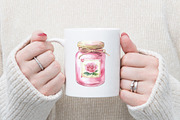 Romantic Mothers Day Clipart, an Illustration by Watercolor design (Thumbnail 8 of 10)