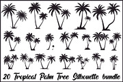Palm Tree Vector Bundle Pack, an Illustration by Artivon (Thumbnail 1 of 20)