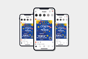 Cinco de mayo instagram templates, a Flyer Template by imadeDesign (Thumbnail 1 of 3)