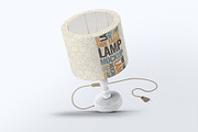 Table Lamp Mock-Up, a Product Mockup by DesignRushMarket (Thumbnail 3 of 5)