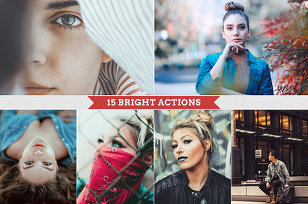 Portrait Photoshop Actions preview 6
