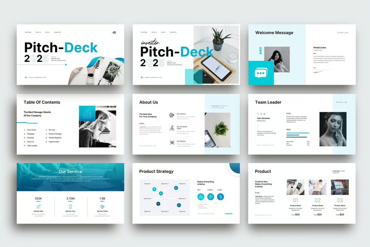 Investor Pitch Deck Presentation preview 3