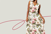 MAGNOLIA POEME Seamless Pattern, a Pattern Graphic by AYAKA Studio Co. (Thumbnail 4 of 11)