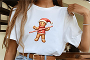 Holiday Gingerbread Man with Candy C, an Illustration by CrexoraLab (Thumbnail 5 of 5)