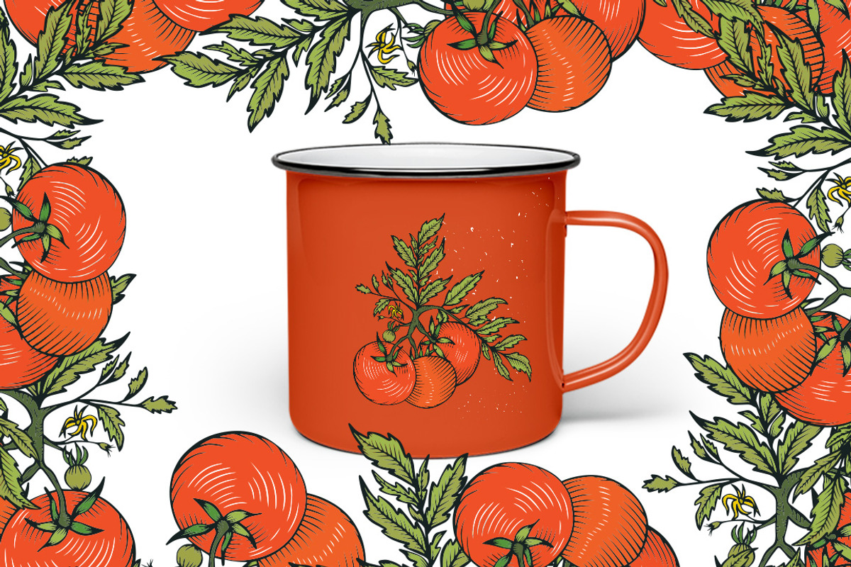 Vector vegetables, a Food Illustration by TashaDraw (Photo 8 of 13)