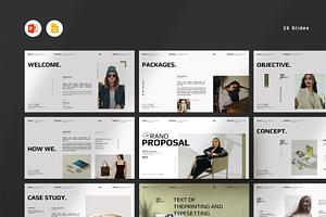 Brand Proposal Presentation Template, a Presentation Template by PrintIdea