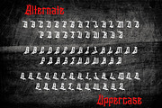 Slithevran - Display Blackletter, a Blackletter Font by Dhabee (Thumbnail 3 of 17)