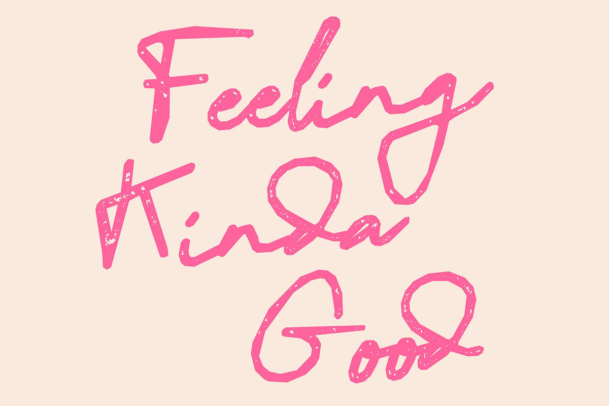 CS Ariana Stamp, a Script Font by Craft Supply Co. (Photo 6 of 8)